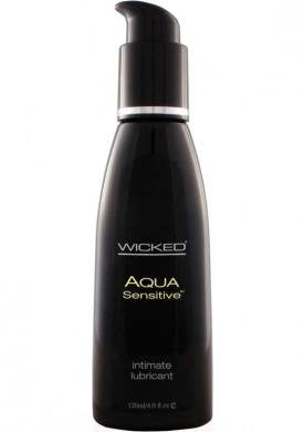 Wicked Aqua Sensitive Water Based Lube 4oz, Pack of 2