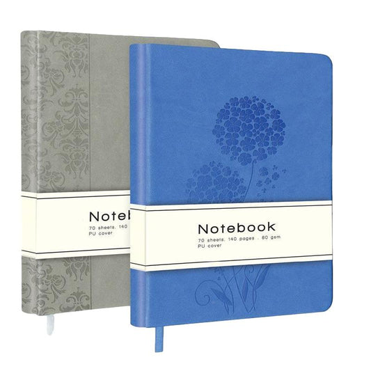 A5 Floral Notebook 70 Sheet with PU Cover