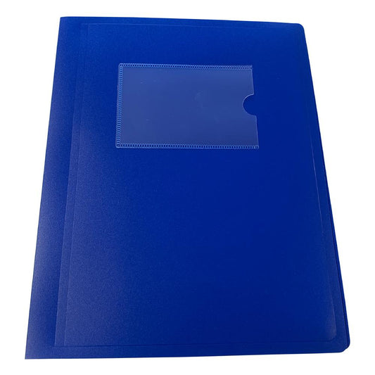 A5 Blue Flexible Cover 40 Pocket Display Book