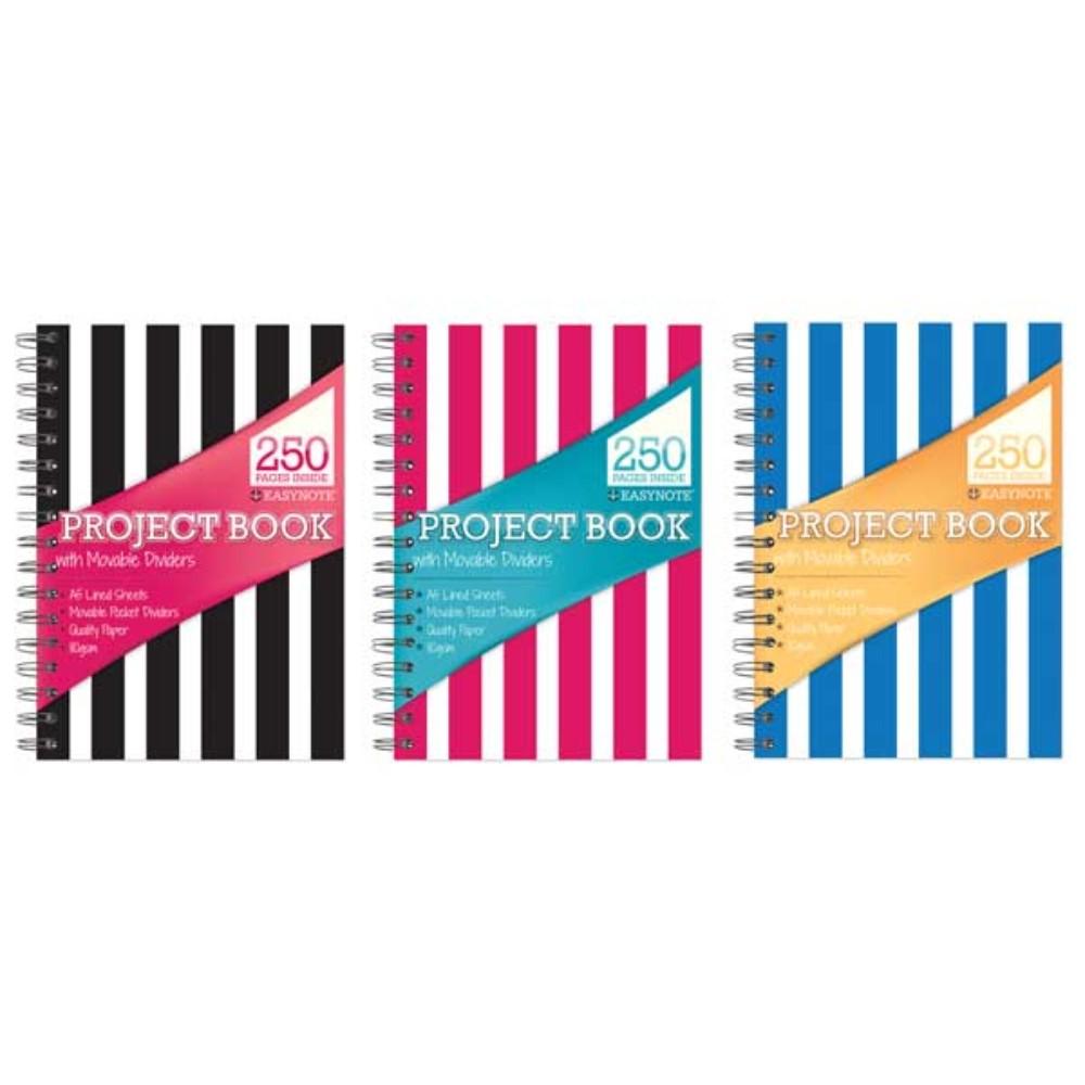 A5 Easynote Project Book with Moveable Dividers
