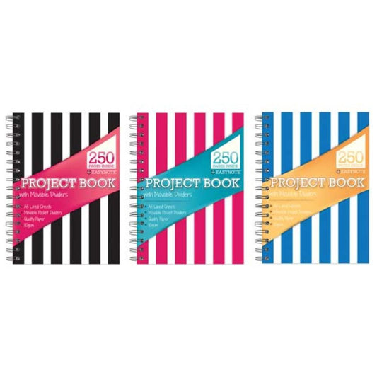 A5 Easynote Project Book with Moveable Dividers